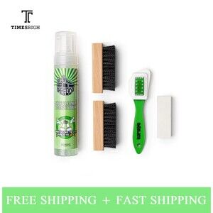 Authentic ShoeLada Foam Shoe Cleaner And Conditioner Brush Kit IN HAND FAST SHIP